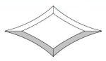 Bevel, Rauten-Stern
